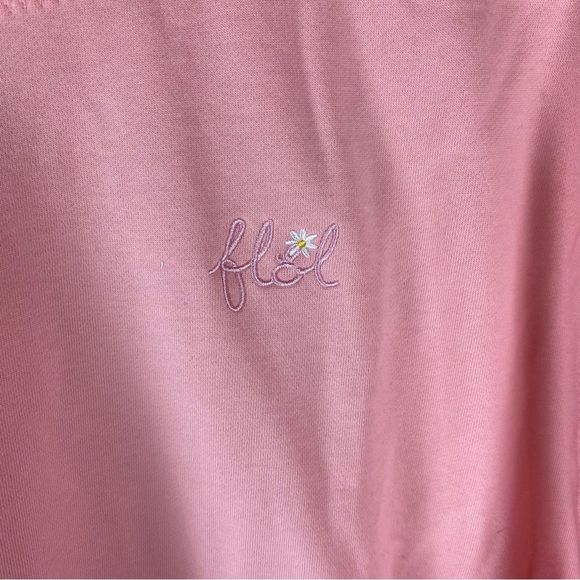 For Love & Lemons Alex Logo Embroidered Sweatshirt NWT - Picture 5 of 8